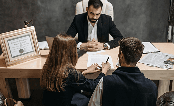 Legal team meeting